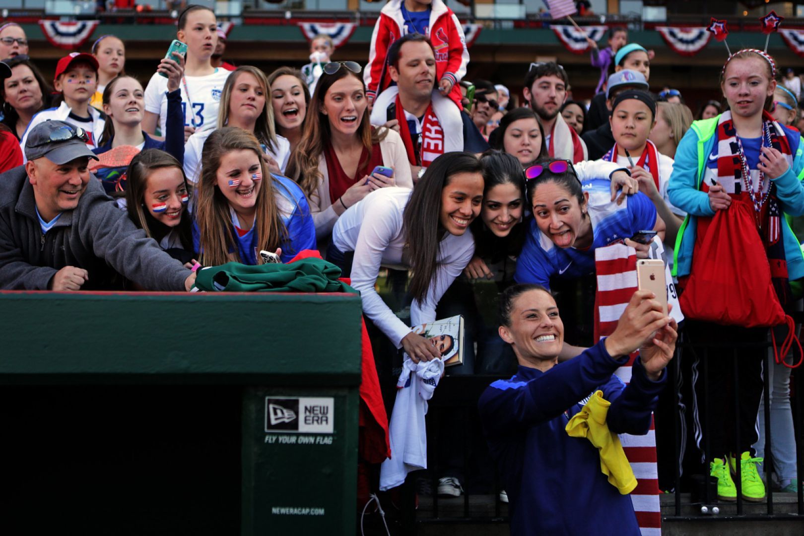 Women's soccer at Busch Stadium in St. Louis